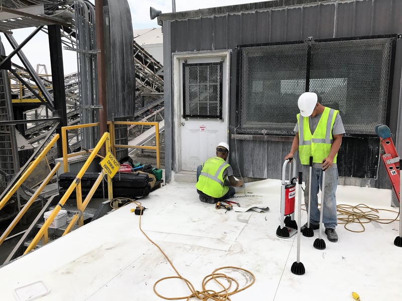 IMI Irving Materials Flat Roof Repair Sellersburg, IN